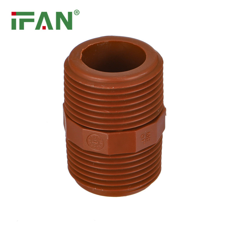 Ifan Factory Produces 1/2"-1" GB/T 19472 Equal Nipple Plastic Pph Fittings