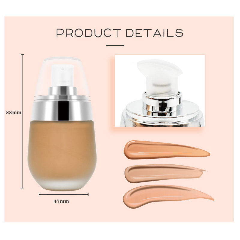 OEM Silver Black Little Fatty Concealer Natural Long Lasting Antisweat Foundation Liquid
