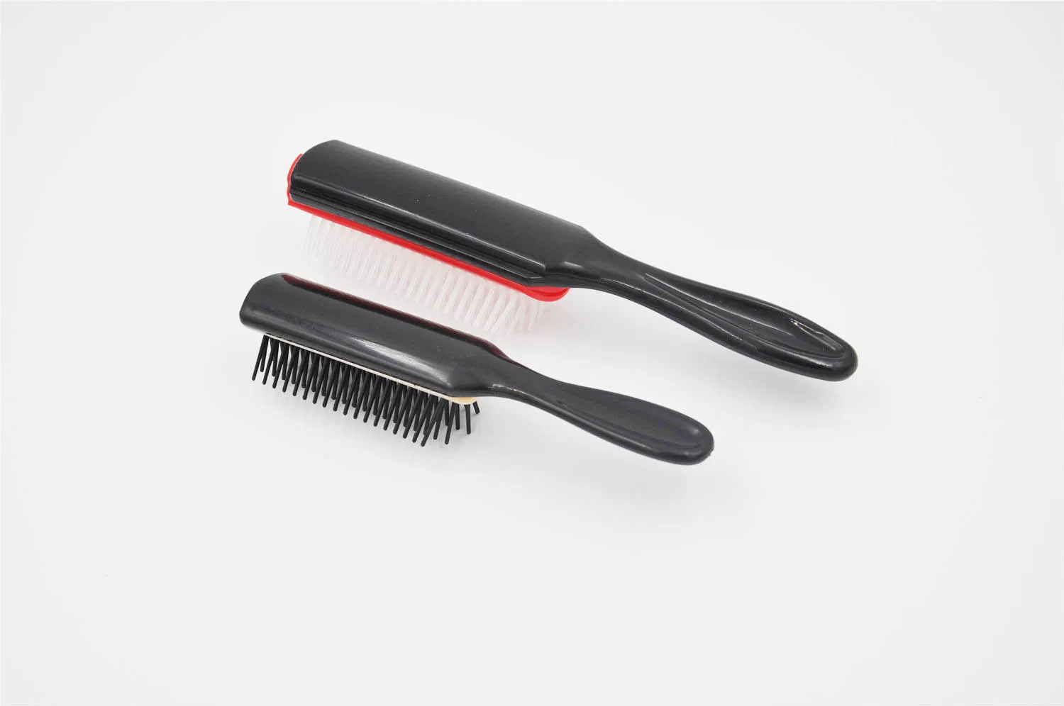 Black Red Plastic Vent Hairbrush