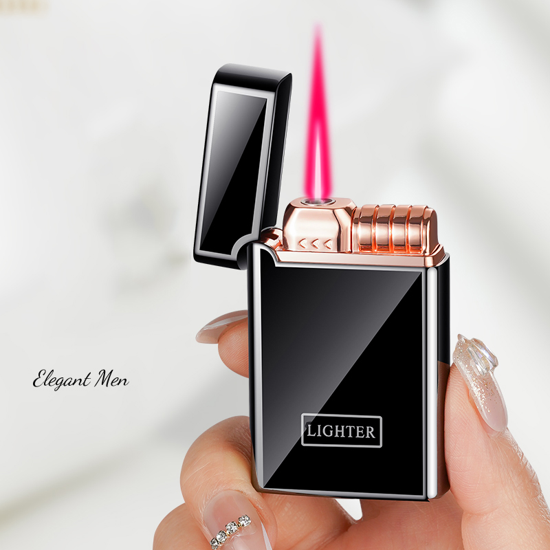 Simple and Luxurious Windproof Alloy Lighter and Cigarette Lighter