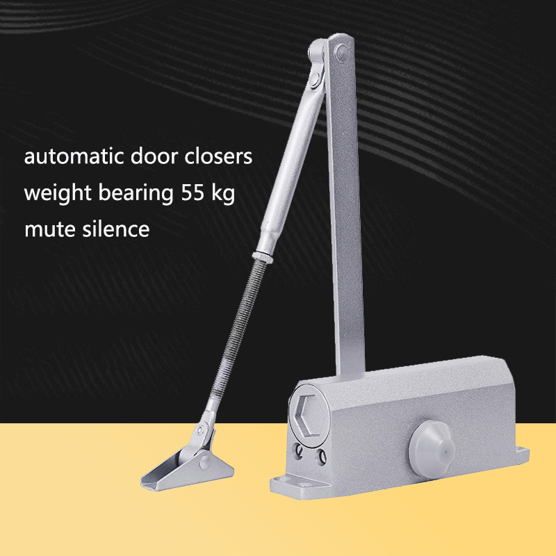 Aluminum Hydraulic Heavy Duty Automatic Door Closer with Sliding Arm Adjustable 90 180 Degree