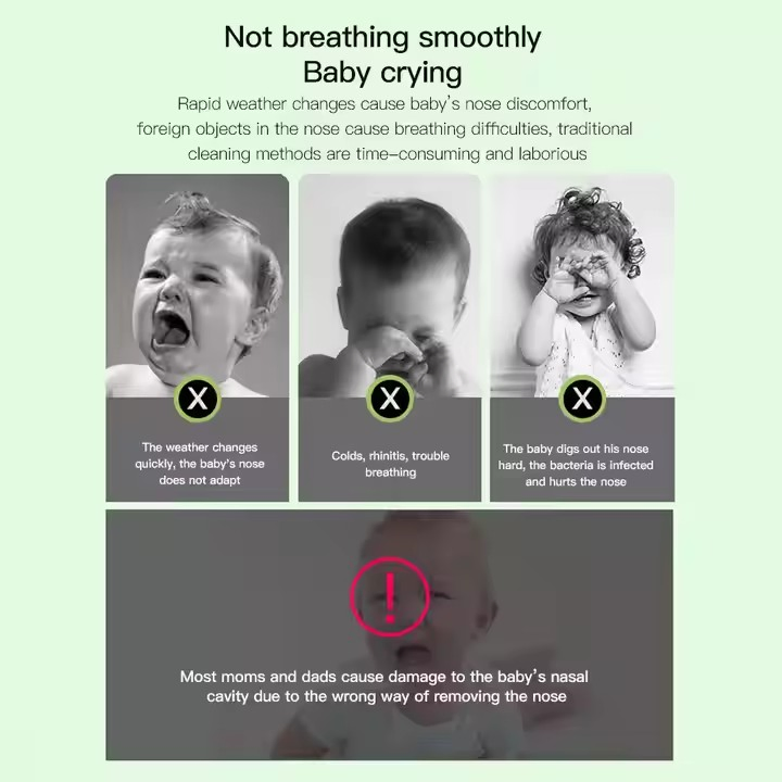 Electric Nasal Cleaner Strong Suction Electric Nasal Baby Nasal Aspirator