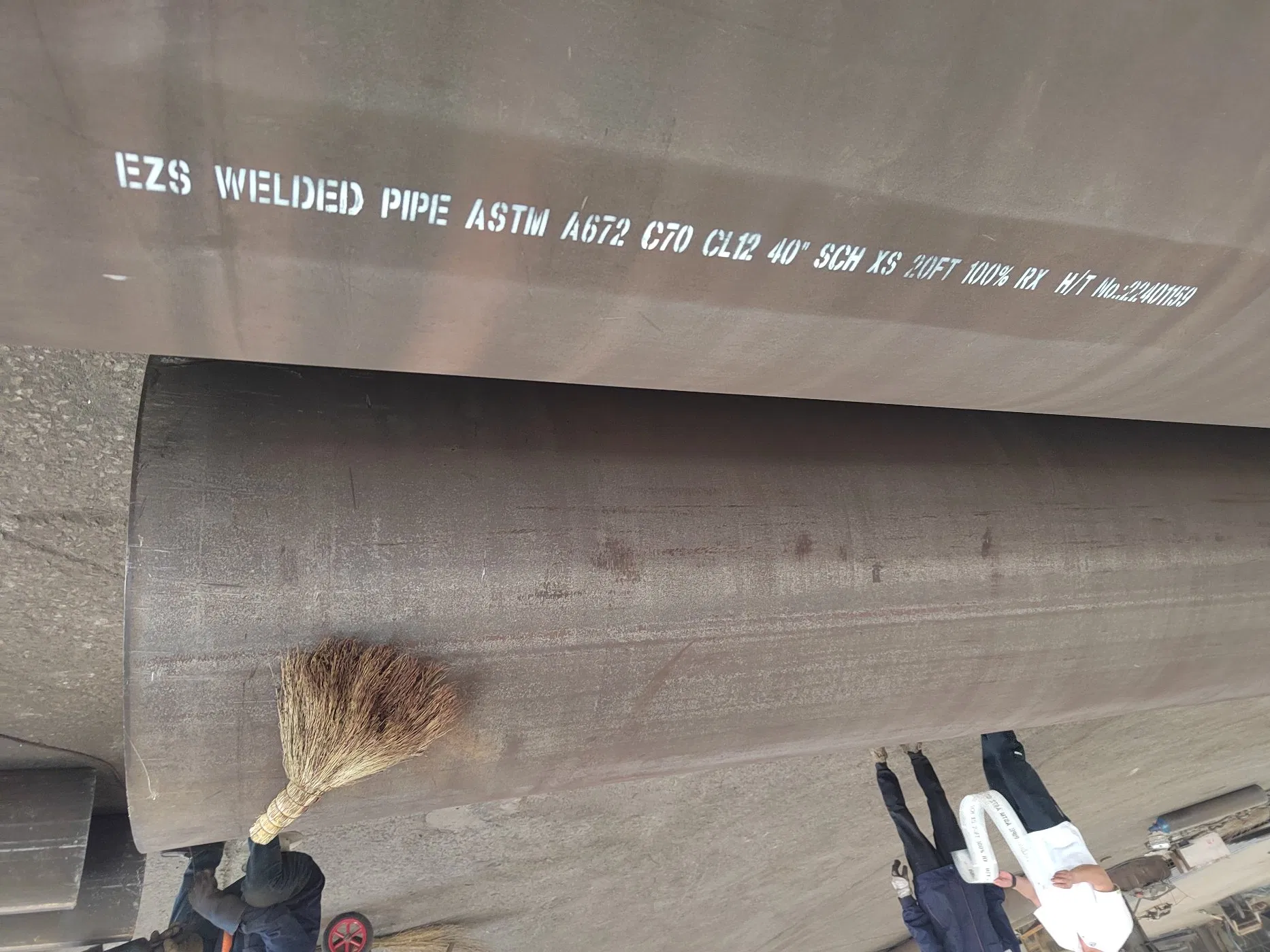 ASTM A672 C70 Clase 12 40" Od X Sch Xs X 20 FT 100% Rx
