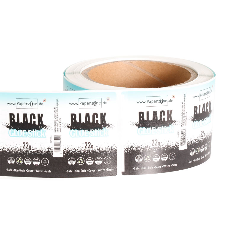 Synthetic Matte PP Paper Colorful Roll Self Adhesive Label Sticker with Semi Glossy Finish