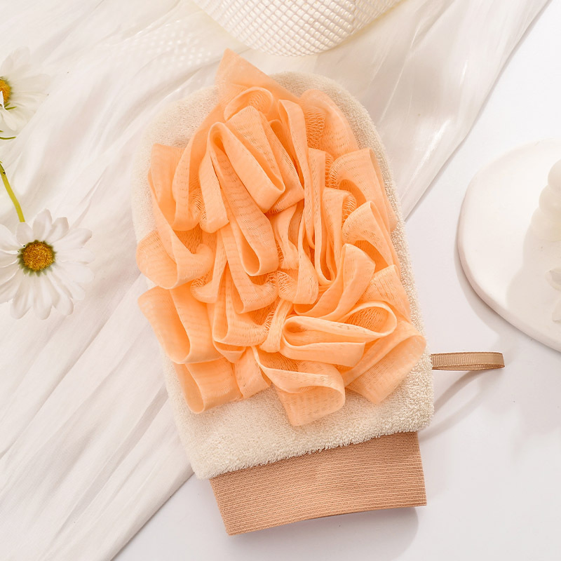 Cleaning Scrub Mitt Rub Dead Skin Removal Exfoliating Gloves