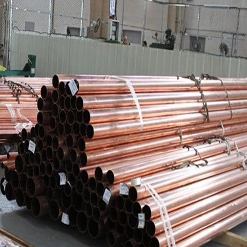 Customized Size C11000 C1220 Large Diameter Copper Pipe 1/2" AC Copper Tube