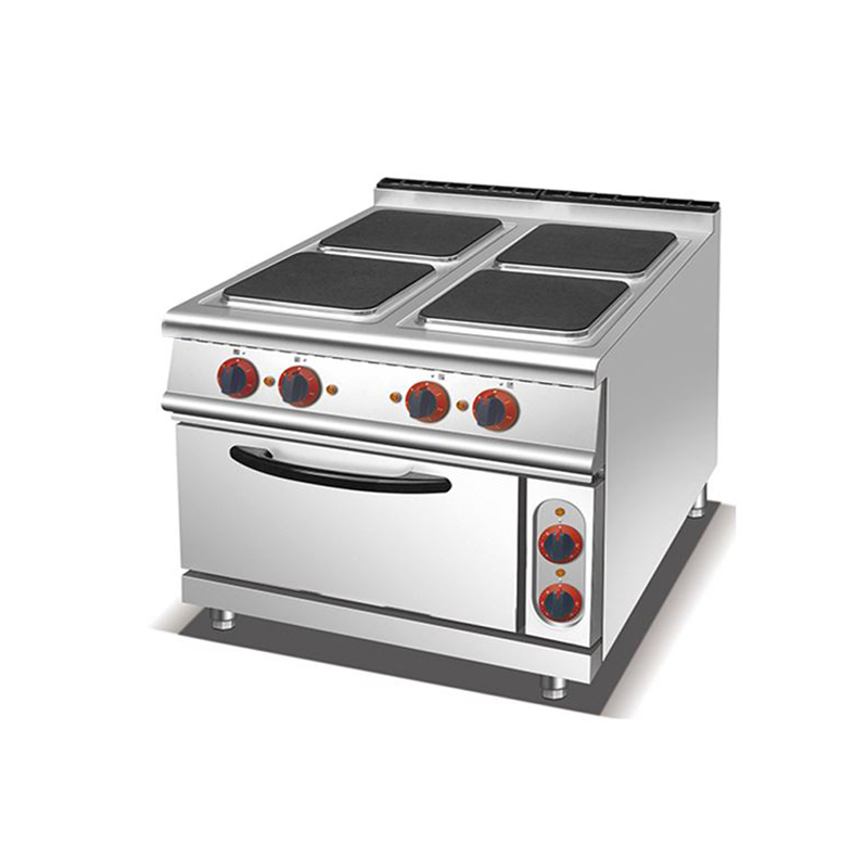 Um-Uu-4 Stainless Steel Kitchen Equipment 4 (2/6) Burner Electric Induction Cooker & Electric Oven Commercial 4 (2/6) Burner Electric Stove