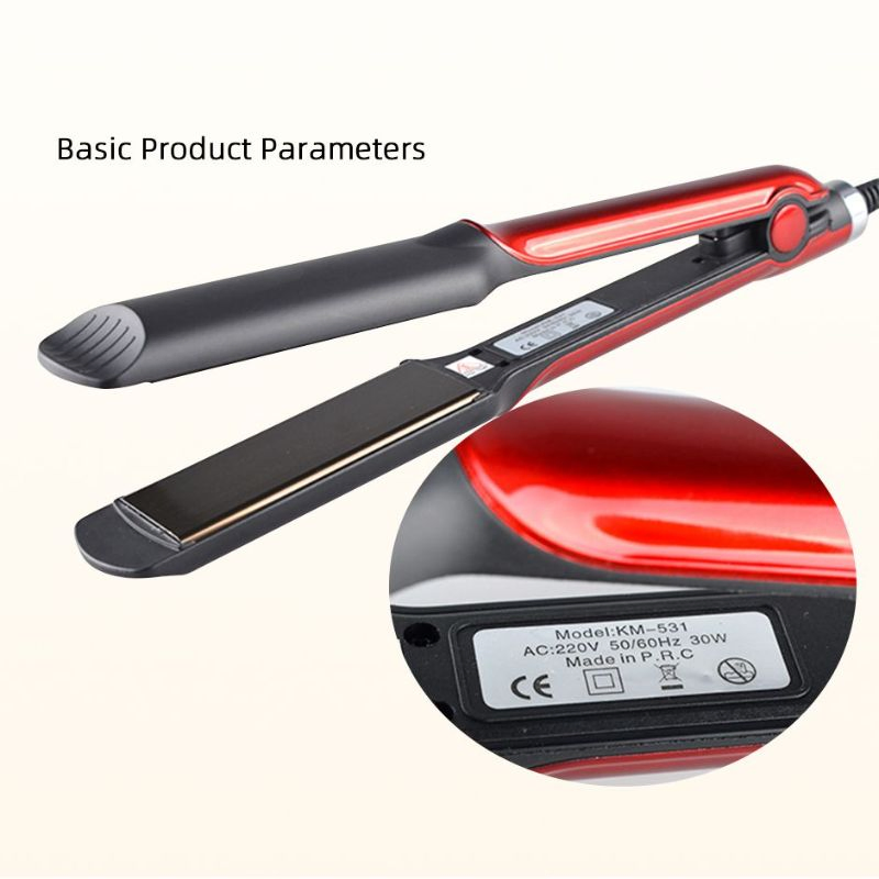 Professional 2 in 1 Hair Straightener and Curler for All Hair Types