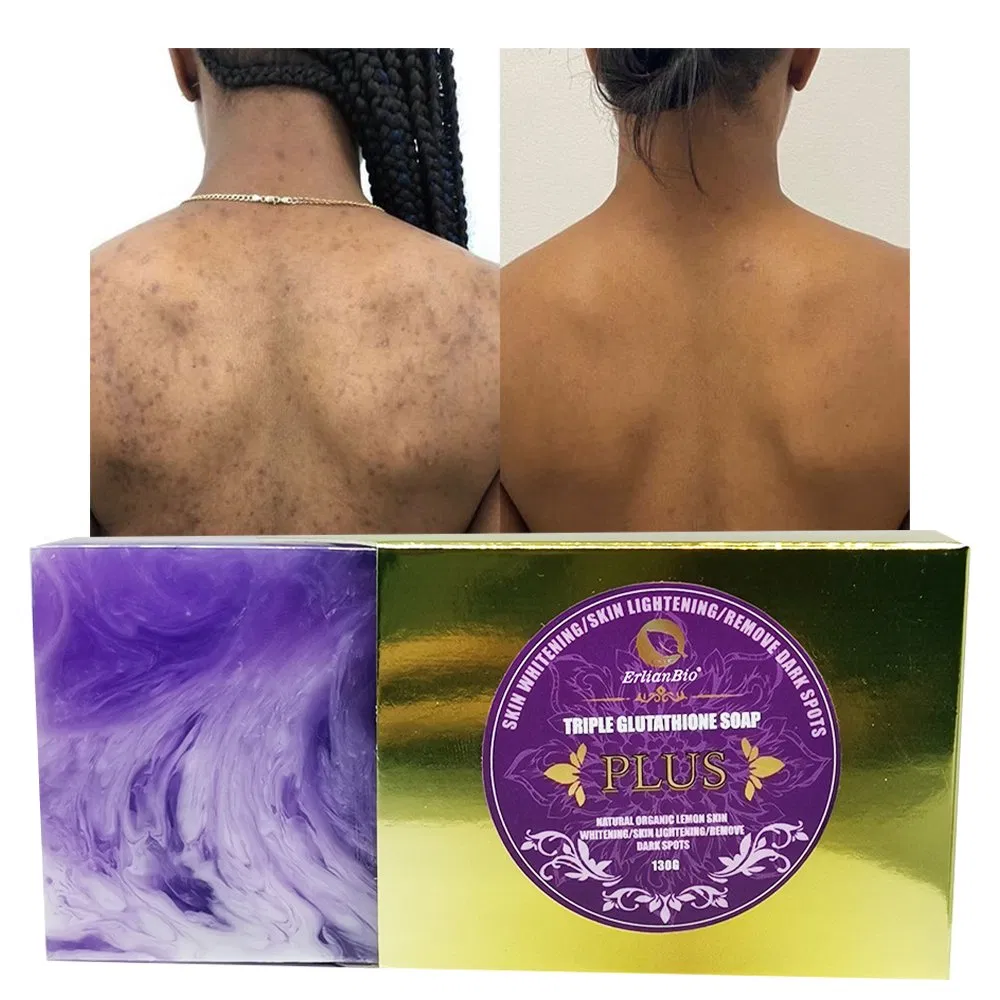 OEM ODM Purple Cleaning Refrsh Skin Soap Whitening Beauty Acne Trea Ment Lavender Soap