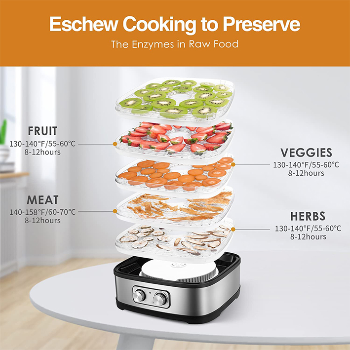 Home Electric Machine Fruit Food Dehydrator