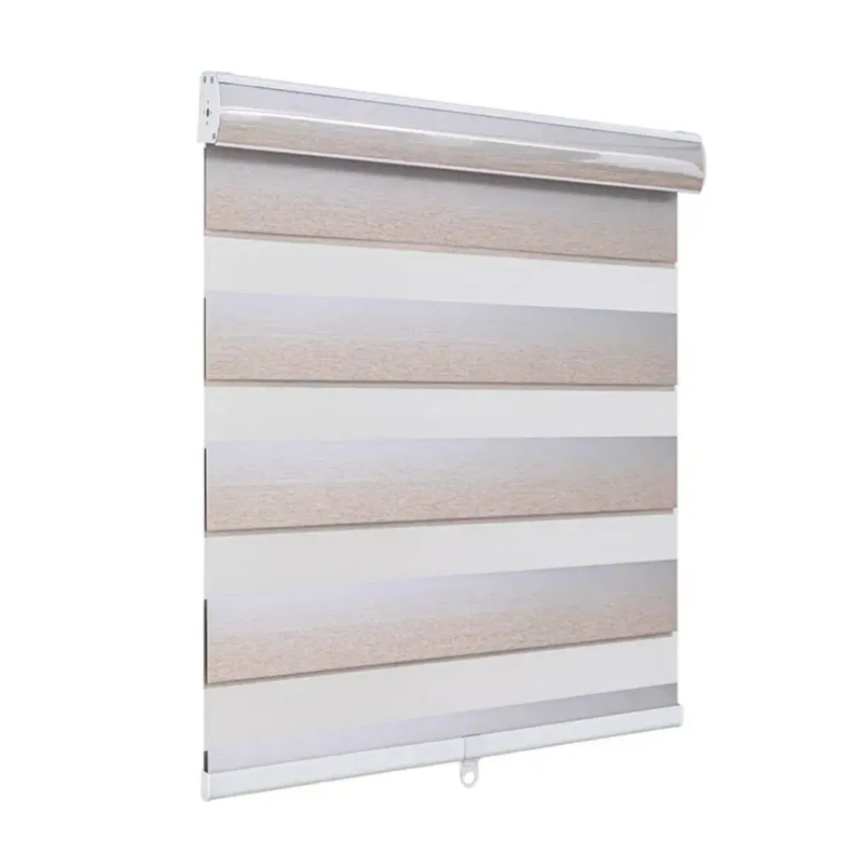Custom Double Layer Blackout Gradient Color Zebra Shades Blinds for French Window