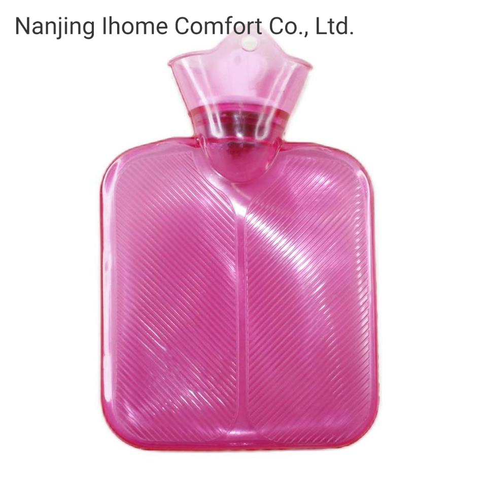 PVC Hot Water Bottle Warm Water Bottle China Wholesales Warm Bling Hot Water Bottle for Winter
