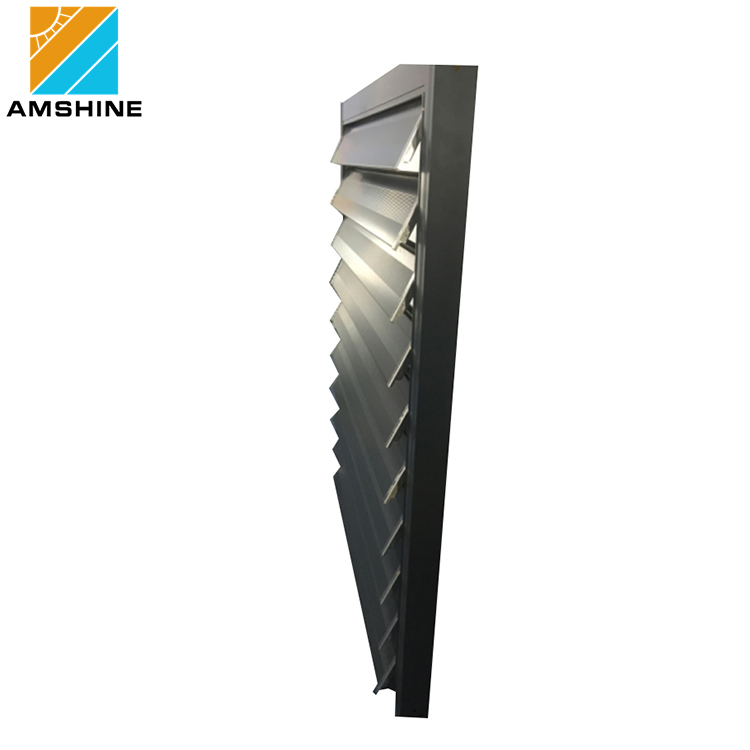 Customized Exterior Automatic Vertical Sun Aluminum Louvre/Shutters for Windows Door