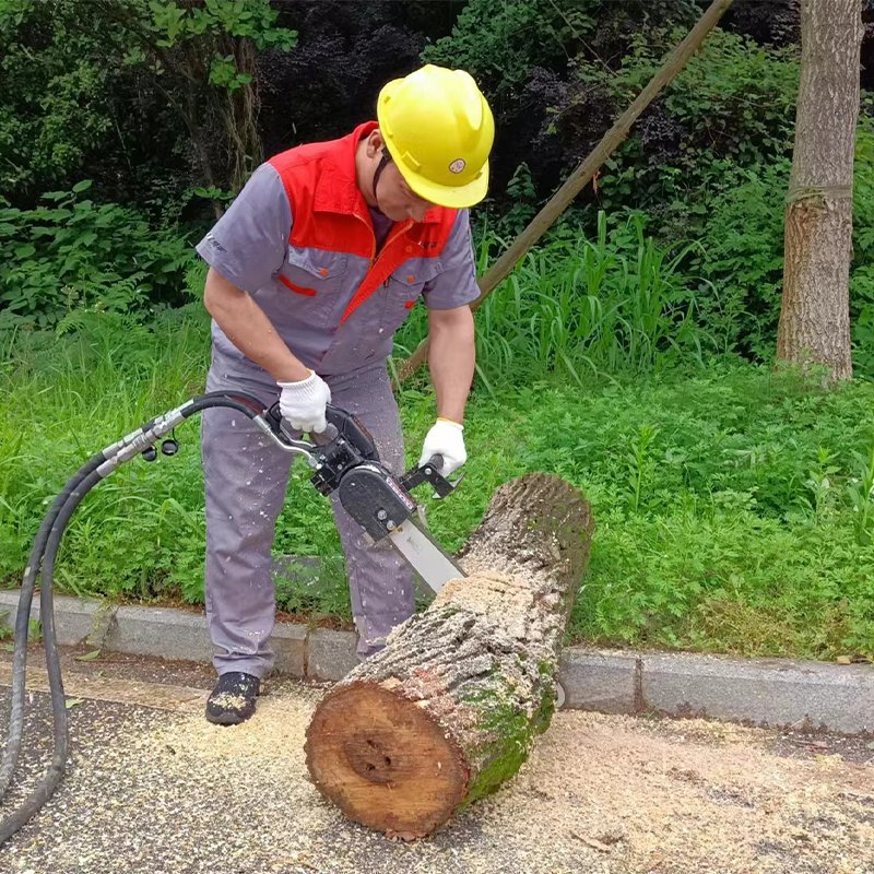 Emergency Rescue Powerful Handheld Hydraulic Log Wood Timber Splitter Chain Saw