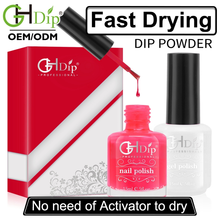 Custom Private Label 2000 Colors Fast Drying Acrylic DIP Powder Nails