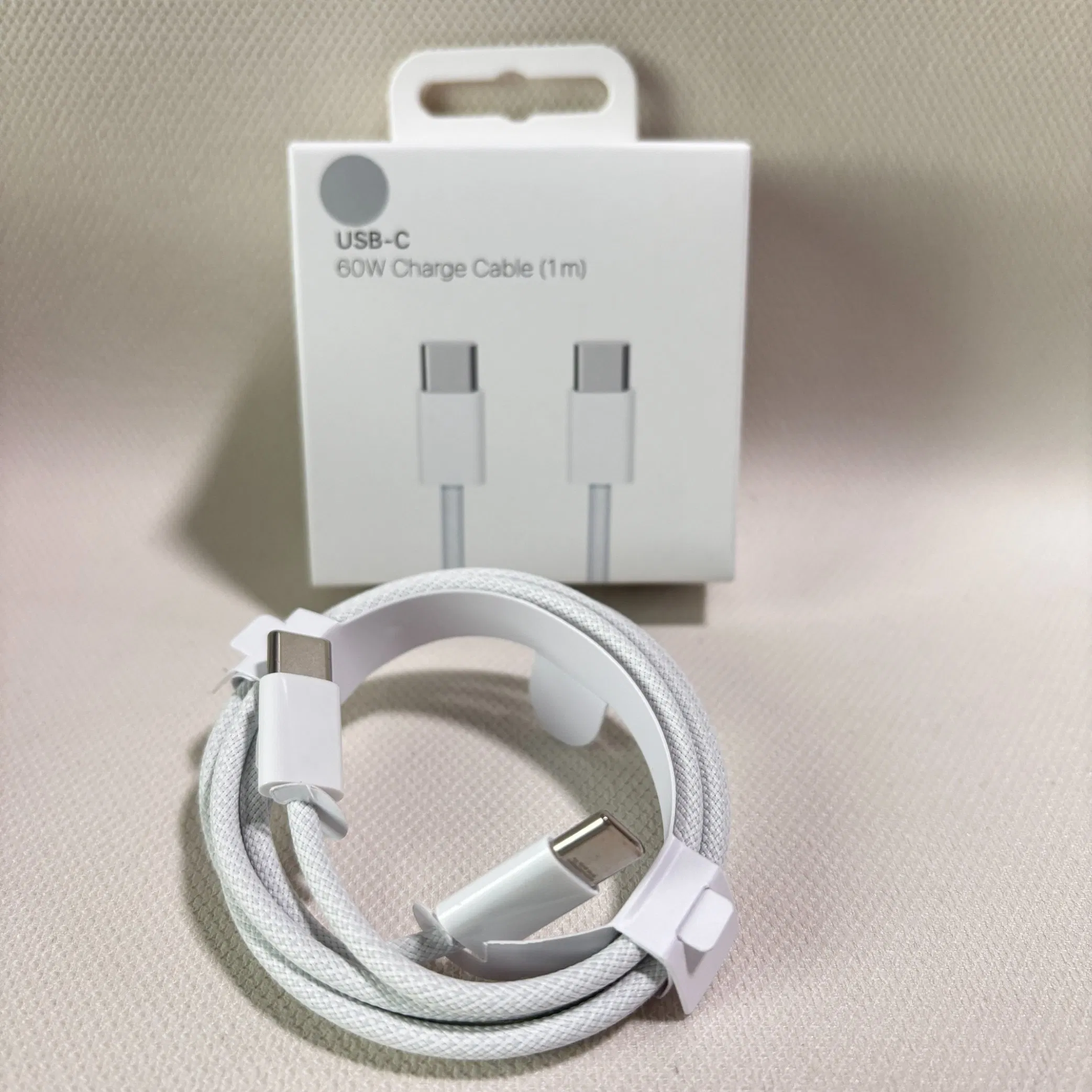 Кабель USB-C — Lightning 60W, 1 метр, быстрая зарядка
