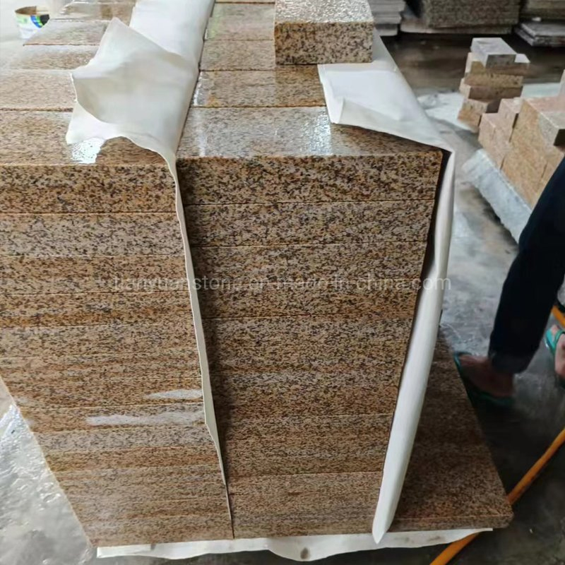 Yellow Granite for Park Stone Sculpture/Park Greening/Landscape Construction G362
