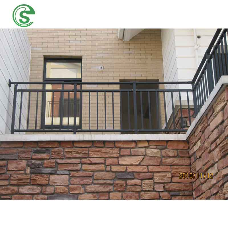 Powder Coated Aluminum Balcony Indoor Step Staircase Handrail Stair Railing