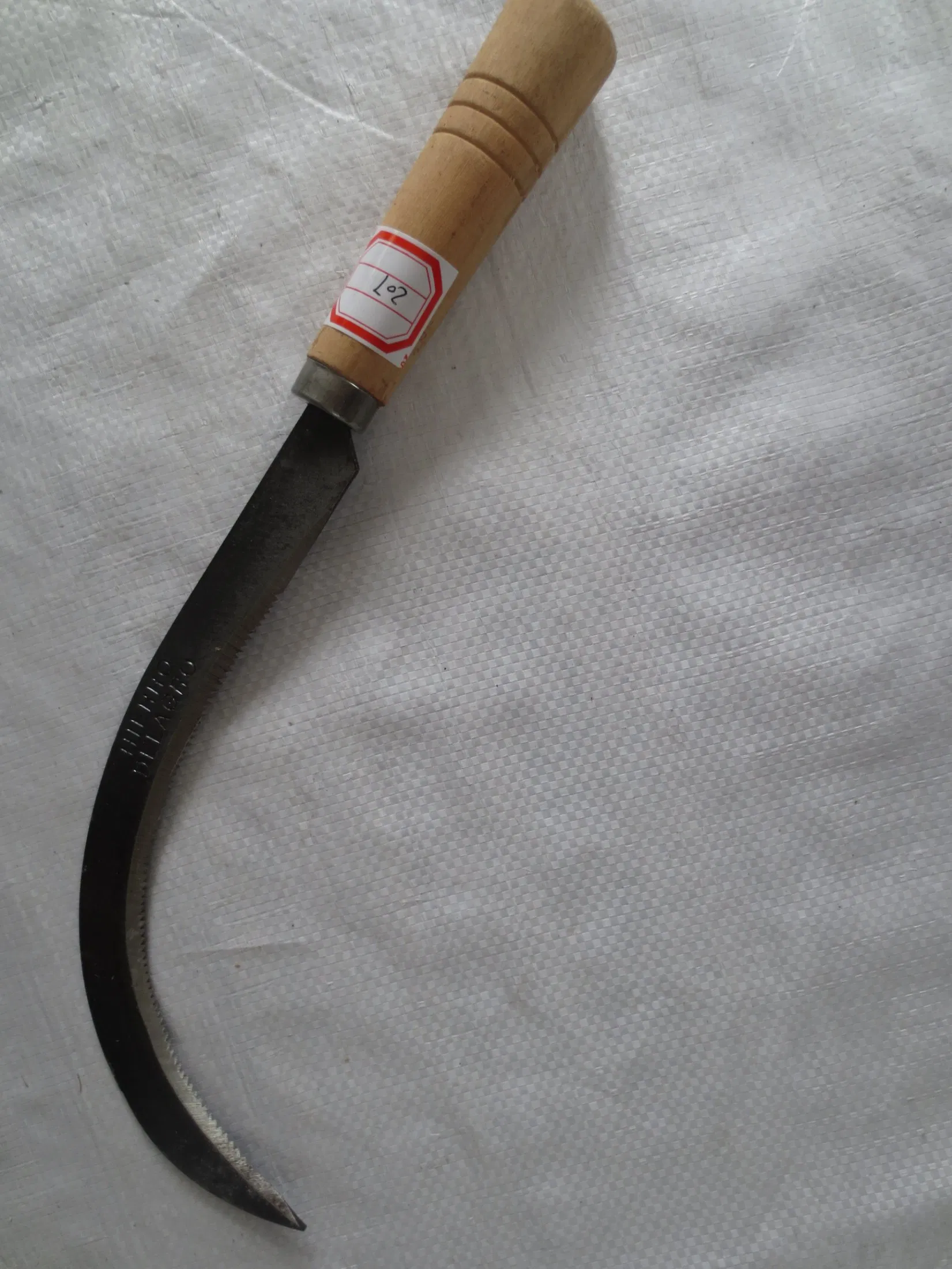 Sickle with Wooden Handle