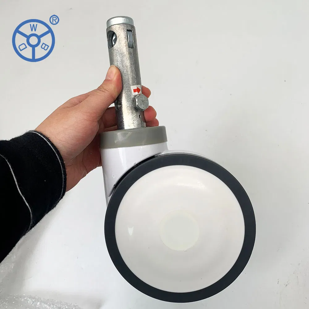 Wbd Hot Sale 4 Inch Central Locking Health Care Hospital Medical Bed Caster Wheels From China