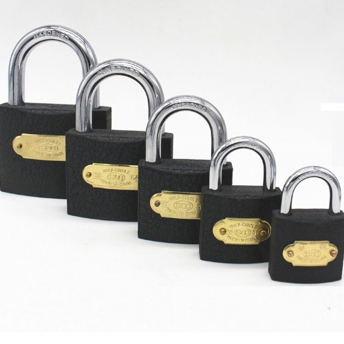 Good Quality Blackcast Iron Padlock