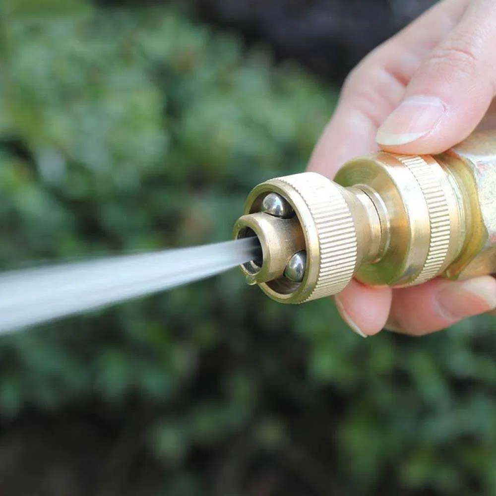 Adjustable Big Shot Brass Super Garden Hose Nozzle Twist Pressure Sprayer