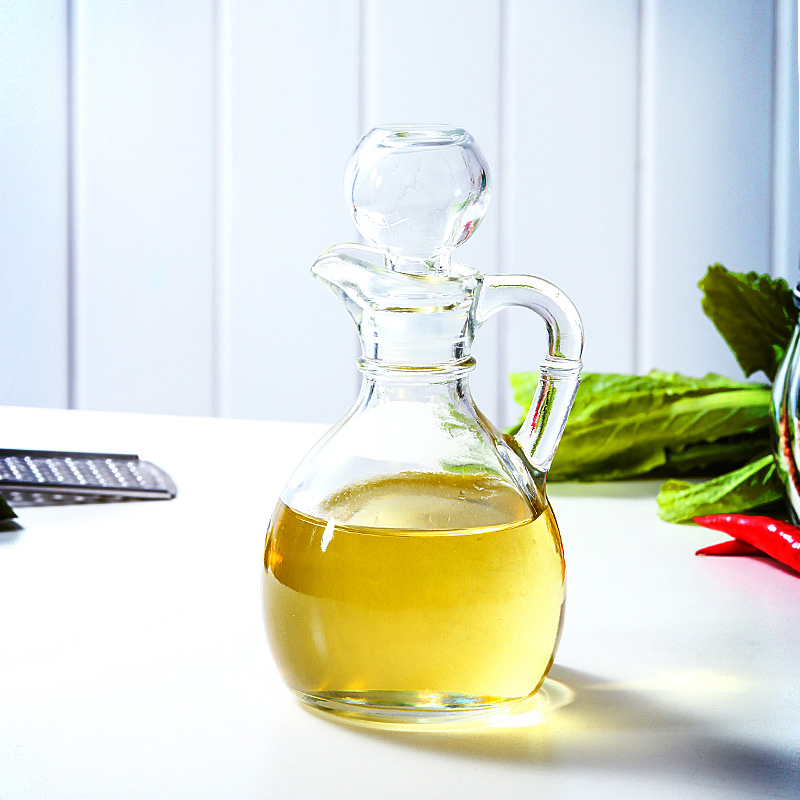 Glass Oil Bottle with Seal Lid