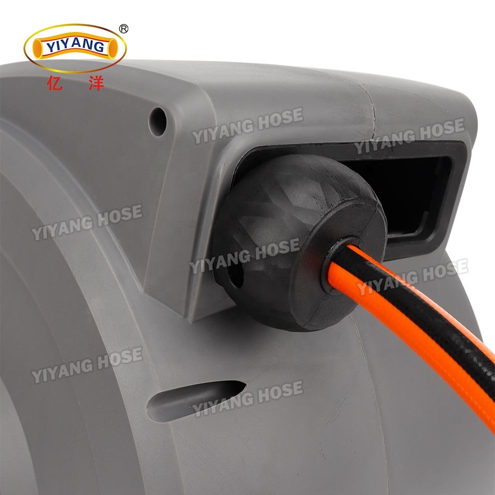 Auto Garden Hose Reel Storage up to 1/2 10m 15m Hose Plastic Metal Hose Reel