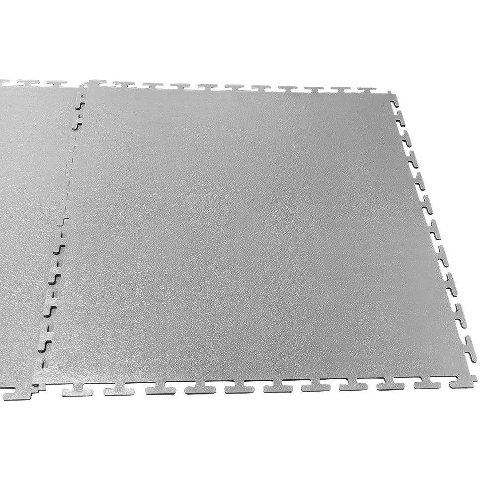 Allesd Grey 500X500X3mm Durable Interlocking ESD Tile PVC Flooring Conductive PVC Tile