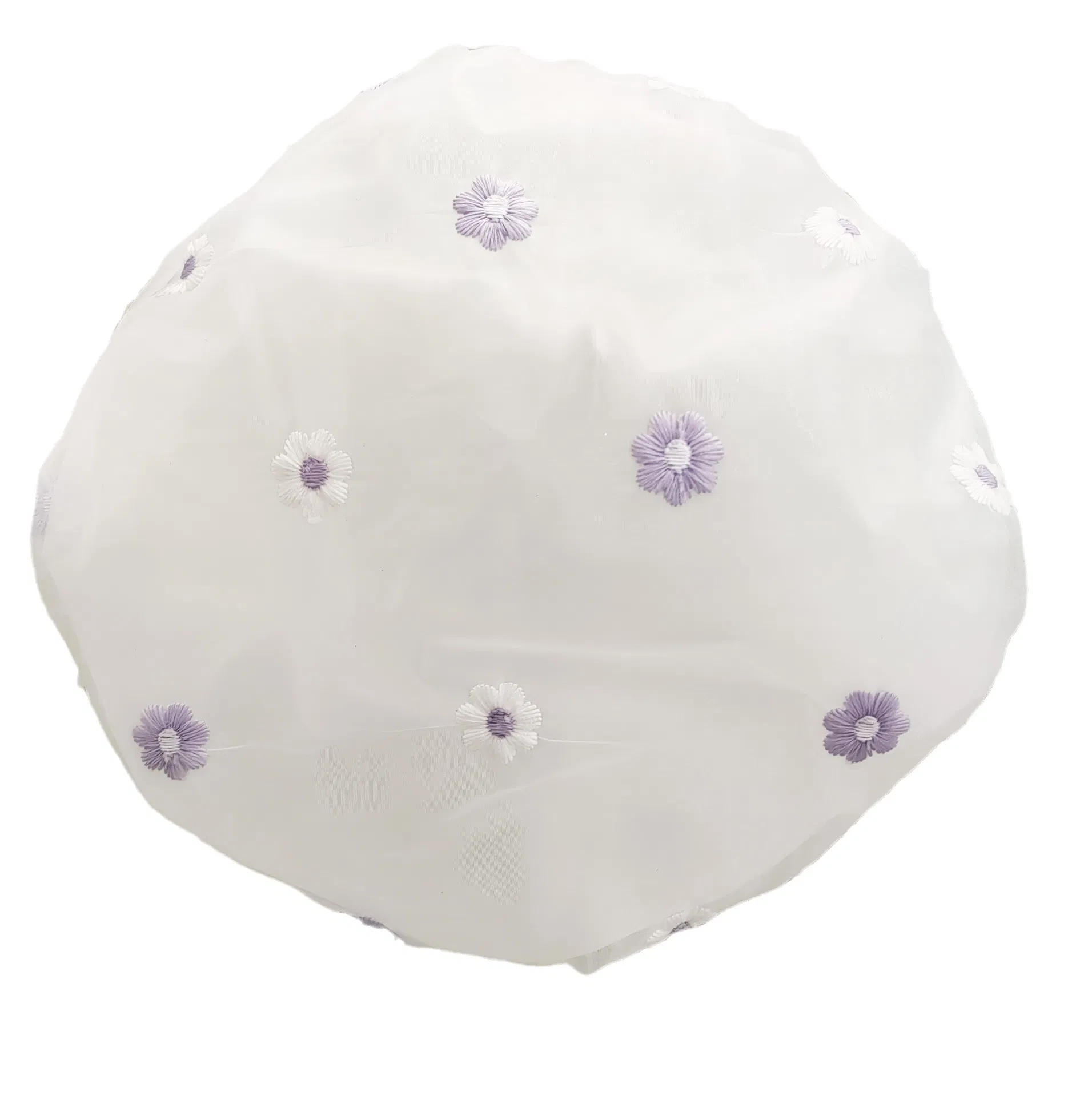 Double Daisy Waterproof Shower Cap