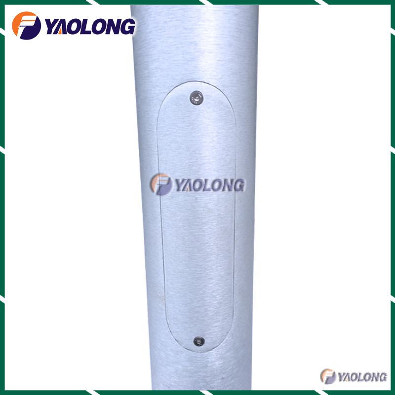 20FT Banner Displaying Stainless Steel Flag Pole for Company Gate