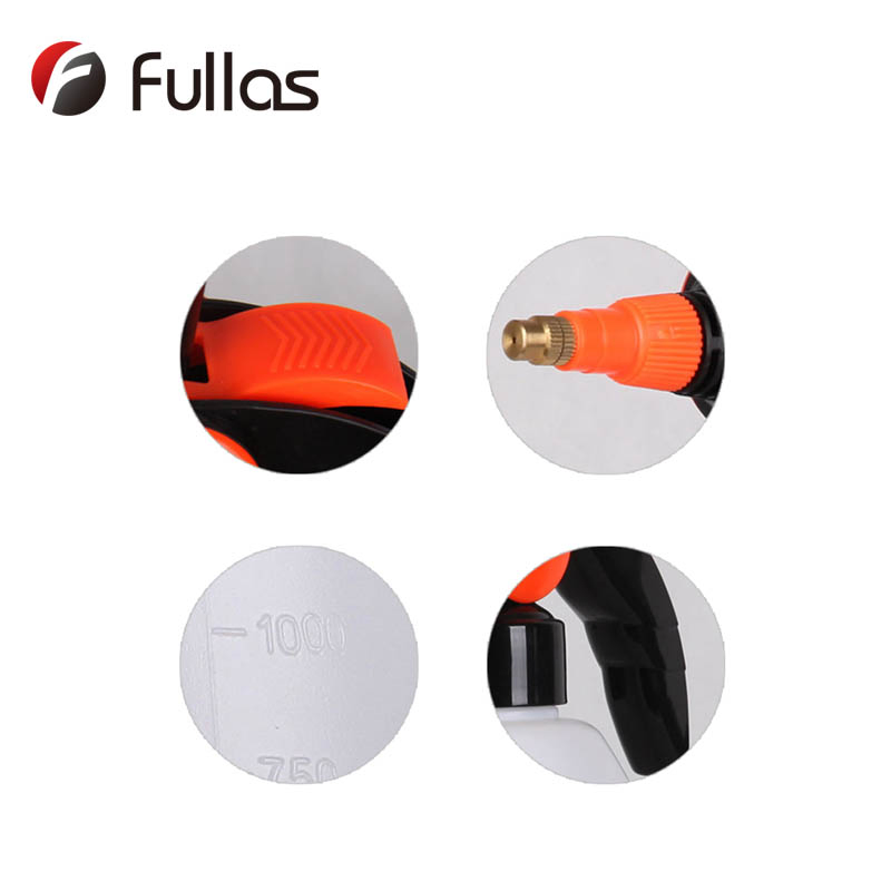 FLS-SP002 1L/1.5L/2L Home Garden Small Portable Plastic Hand Pressure Pump Water Fine Mist Sprayer