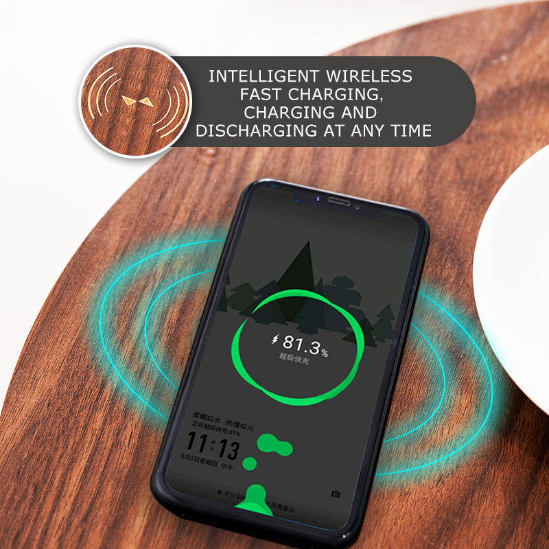 Кофейный стол с Bluetooth-колонкой и беспроводной зарядкой