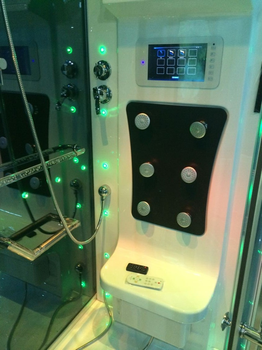 European Style Prefab Enclosed Multi-Functional Shower Bath Steam Room