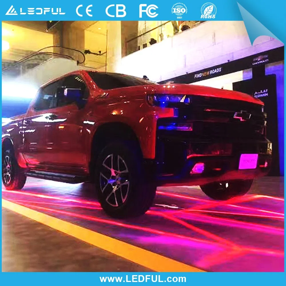 Custom Indoor Outdoor Wedding Ground P3.91 P4.81 500*1000mm Disco Night Bar Dance Floor LED Screen Interactive LED Floor Tiles Display for Live Show Stage Event