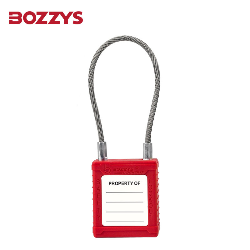 Stainless Steel Wire Shackle Safety Padlock