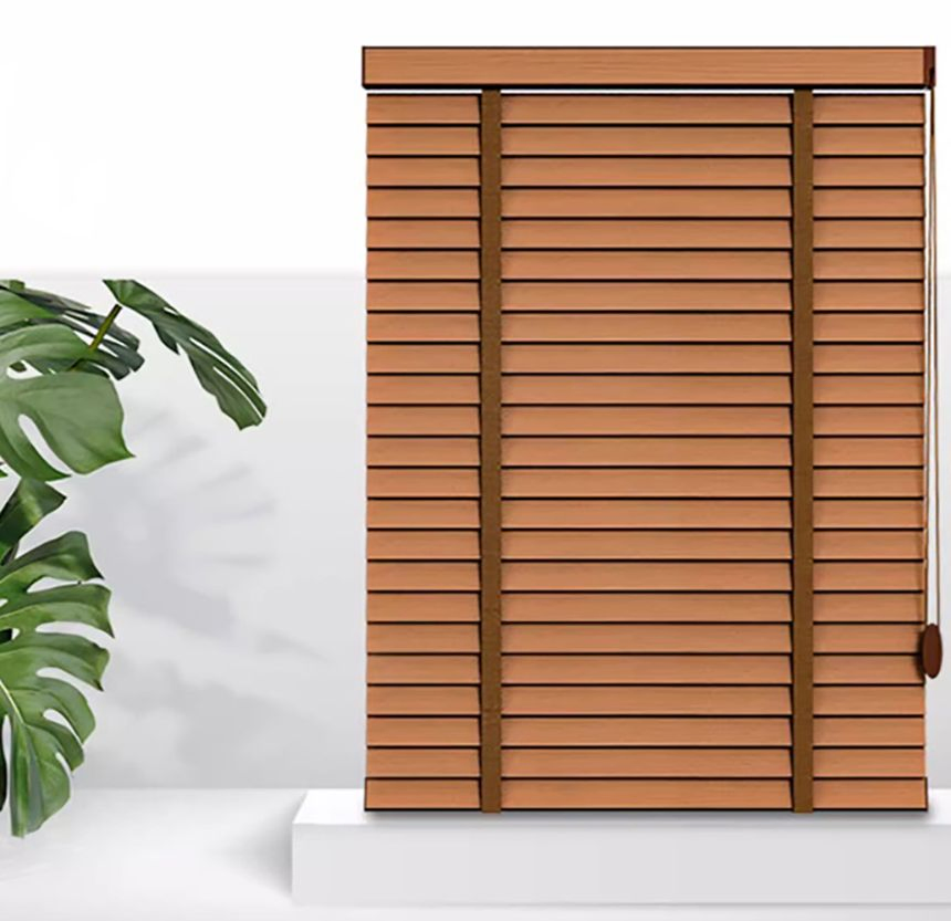 China Supplier Selling Luxury Venetian Wooden Blinds Light Filtering Faux Wood Blinds