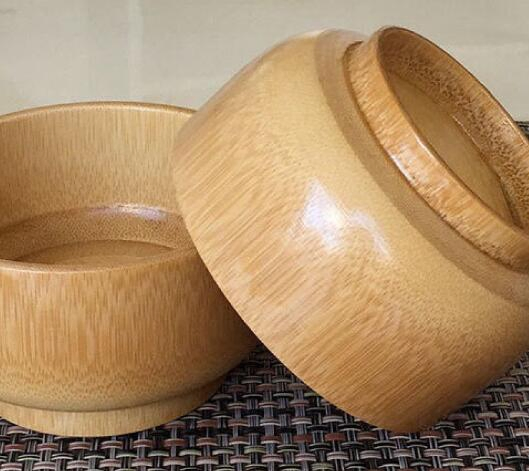 Bamboo Round Salad Bowl Children's Bowl Kids Bamboo Bowl