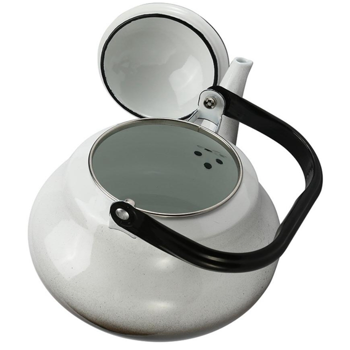 Colorful Hot Water Kettle for Home Kitchen Decor No Whistling with Handle