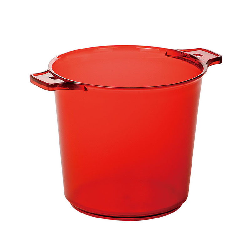 Buffalo Trace Bulleit Bulloch Lade Acrylic 4L Small Transparent Round Champagne Beer Cooler Plastic Ice Bucket