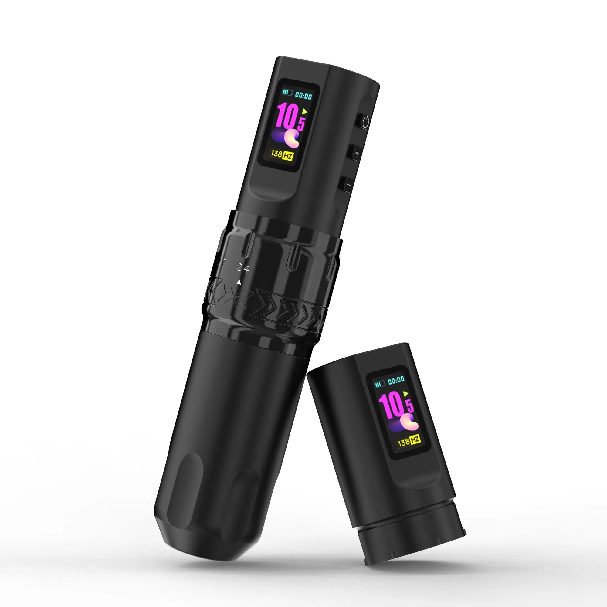 Ergonomic Design Rotary Tattoo Pen Machine with Needle Cartridges