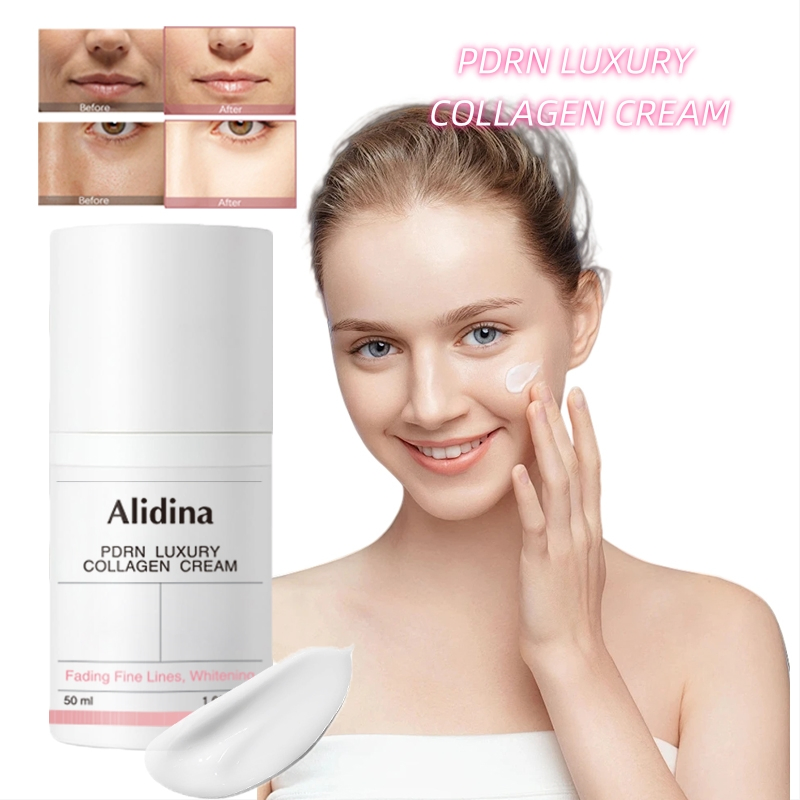 Pdrn Luxury Collagen Cream Pore Tightening Collagen Cream Shrink Pores Fading Fine Lines Salmon Pdrn Collagen Face Cream