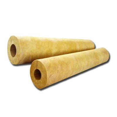Refractory Waterproof Heat Insulation Building Wool Rock Wool Pipe for Construction