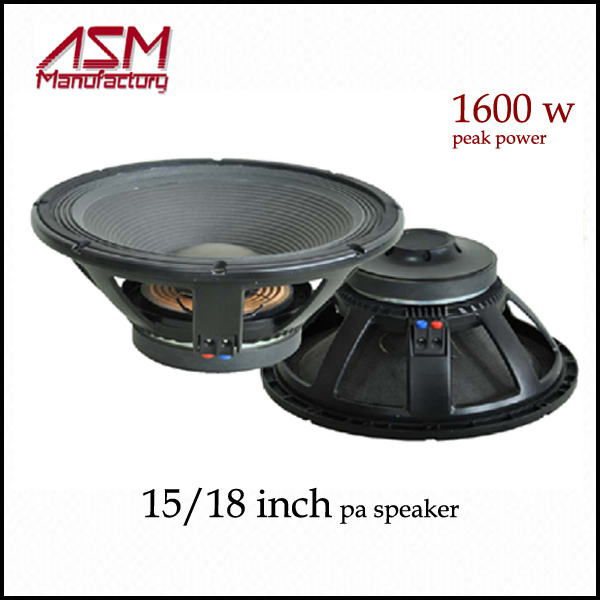 1600 Watts RMS 15" /18" High Power PA Woofer Speaker 4