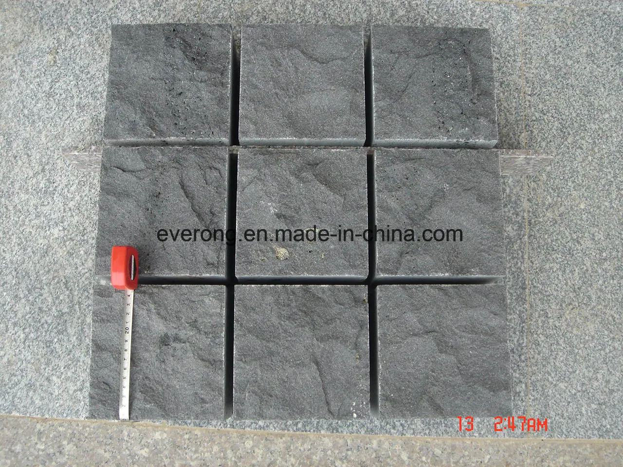 Natural Basalt Cobblestone / Granite Paver for Outdoor Landscape Project