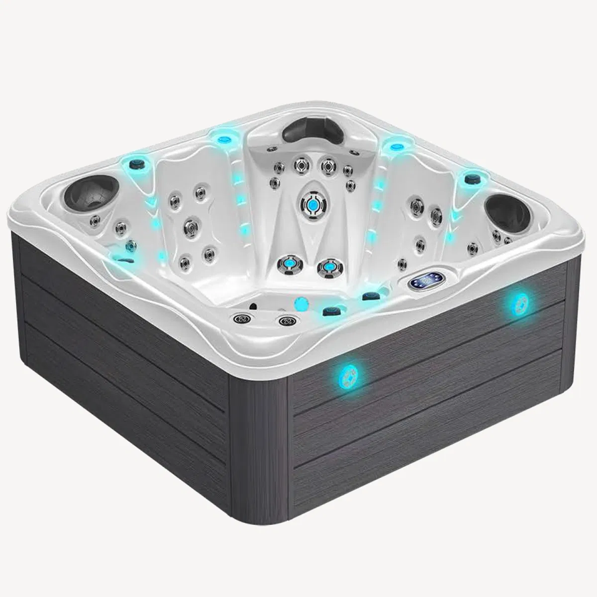 Горячая ванна SPA на 4 персоны, уличная