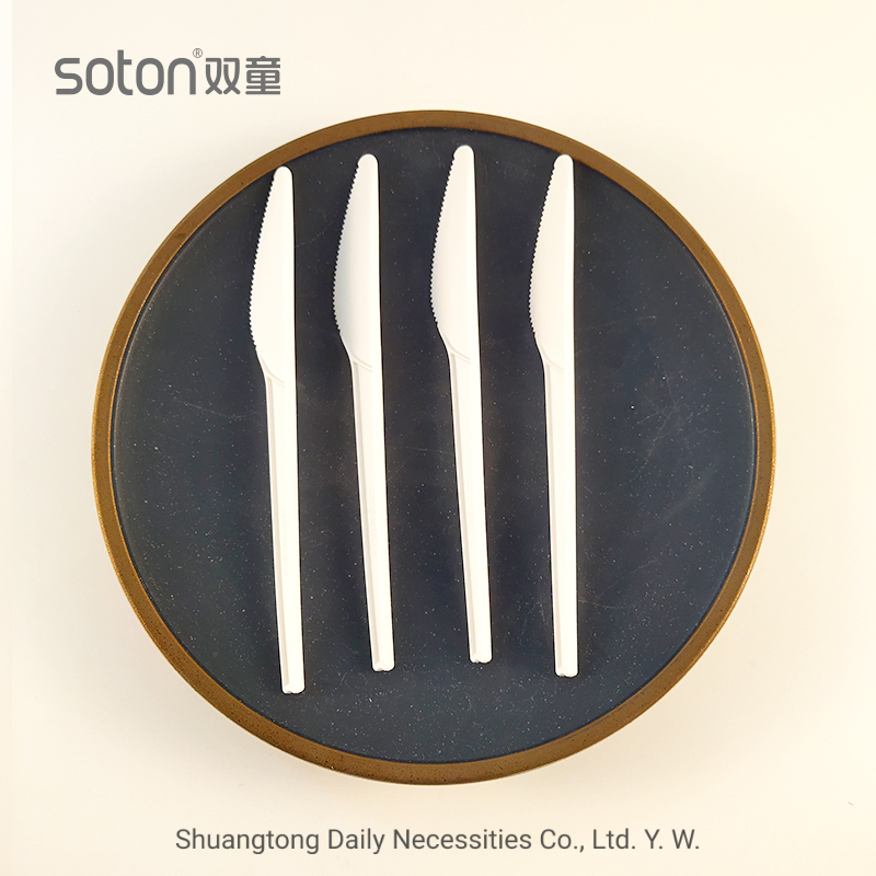 100% Compostable Cutlery Cpla Biodegradable Knife