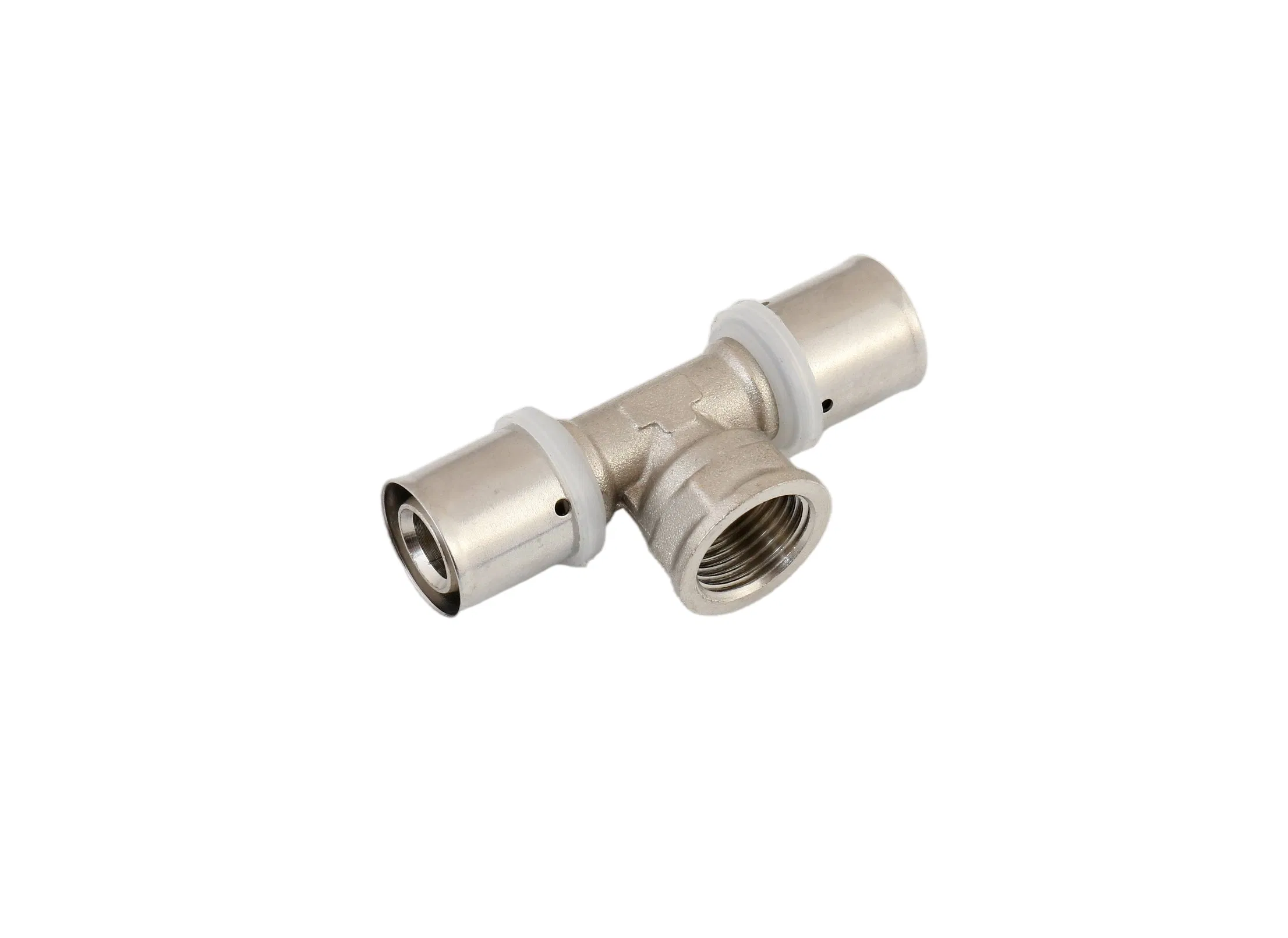 Factory Price Pex Tube Connector 16-32mm Pex Pipe Fittings Brass Press Fittings