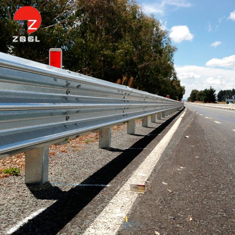 Highway Guardrail W Beam Rail Hot Galvanized System Road Barrier Fencing Wire Mesh