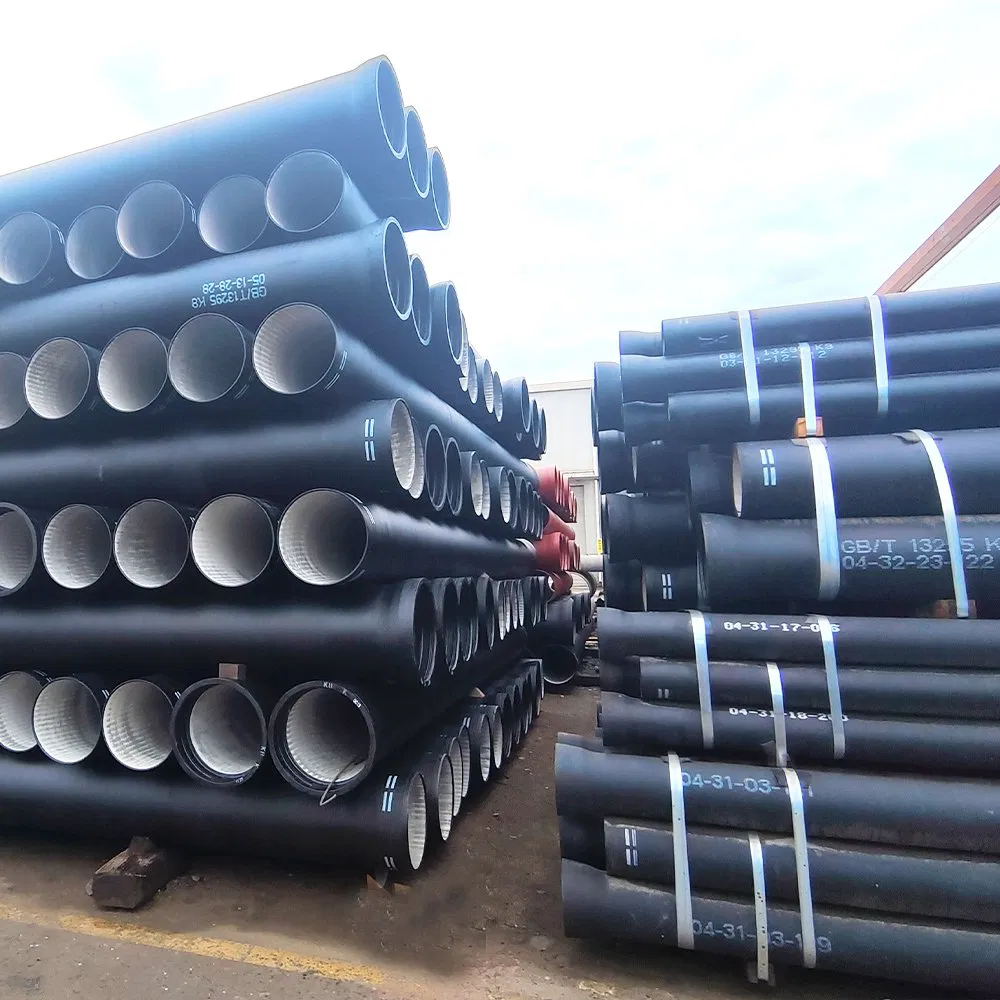Drink Water Supply Pipelines DN300 DN400 DN1000 Self-Anchored Water Pressure Iron Round Ductile Pipes